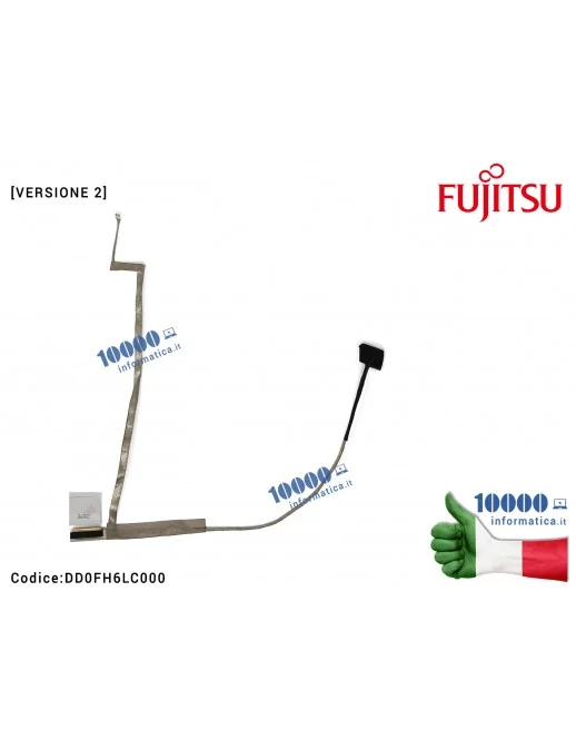 FUJ:CP581580-XX Cavo Flat LCD FUJITSU [VERS. 2] LifeBook LH532 AH532 AH522 LH522 DD0FH6LC000 DD0FH6LC010 CP581580-XX DD0FH6LC030