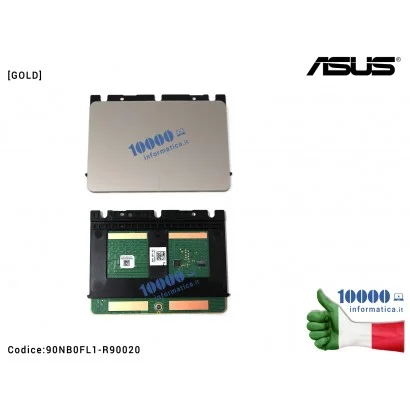90NB0FL1-R90020 Touchpad Trackpad Mouse [GOLD] ASUS VivoBook Pro 15 N580 N580V N580VD X580 X580V X580VD M580 MX580 NX580 ZenB...