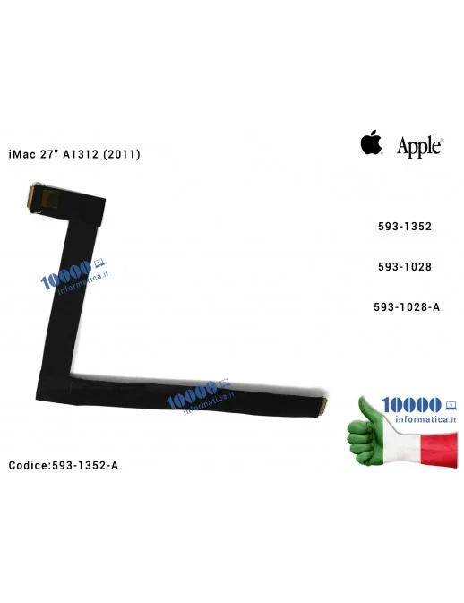 593-1352-A Cavo Flat Display LCD Cable APPLE iMac 27" A1312 (2011) 593-1352