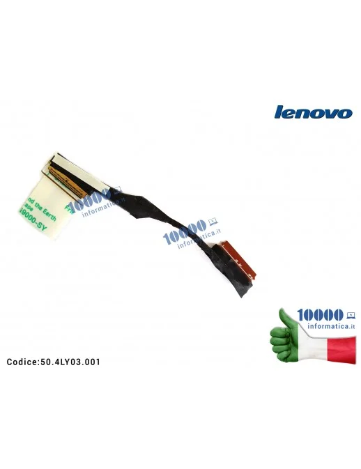50.4LY03.001 Cavo Flat LCD LENOVO X1C X1 Carbon2 30Pin Modello Touch 50.4LY03.001