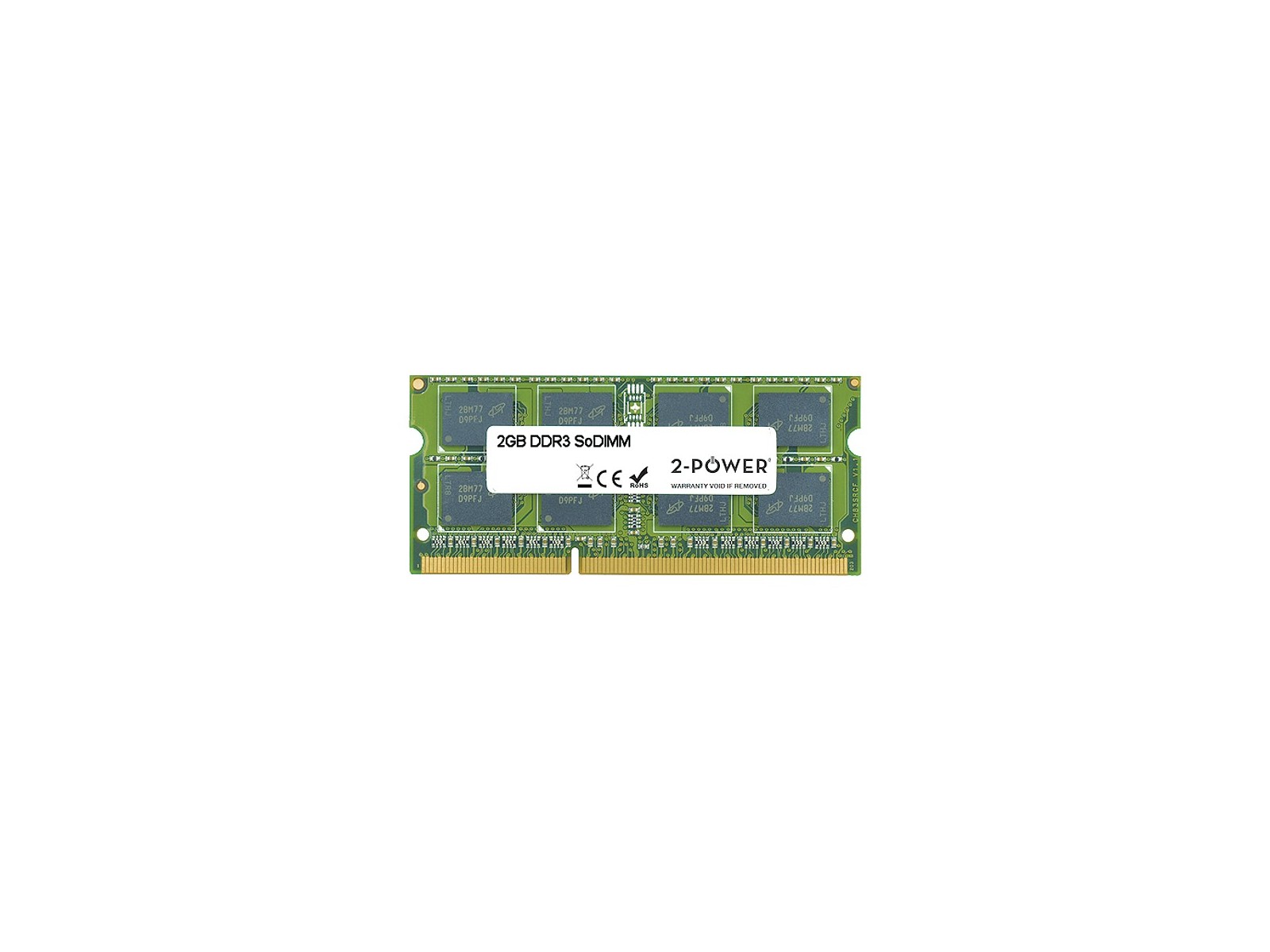 2P-H2P63AA 2P-H2P63AA 2GB MultiSpeed 1066/1333/1600 MHz SoDIMM