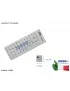 12362 Kit Adesivi Tasti Stickers Bianchi Layout Italiano Adesivo per Tastiera Notebook IT [BIANCO]