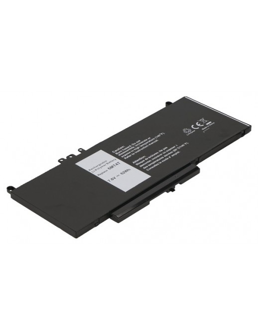 2P-HK6DV 2P-HK6DV Batteria 7.6V 5800mAh 44Wh Dell Latitude E5470