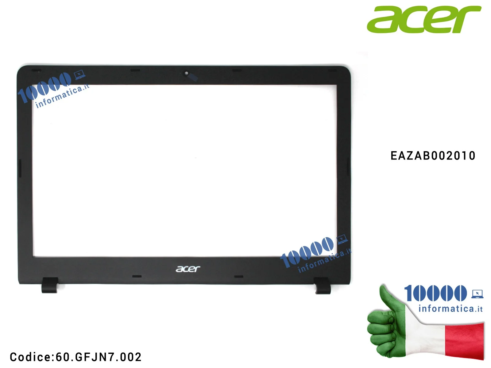 60.GFJN7.002 Cornice Display Bezel LCD ACER Aspire F 15 F5-573 F5-573G 60.GFJN7.002 60GFJN7002 EAZAB002010