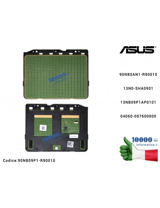 90NB09P1-R90010 Touchpad Trackpad Mouse ASUS VivoBook Pro N552V N552VW N552VX 90NB0AN1-R90010 modulo completo di telaio 13N0-...