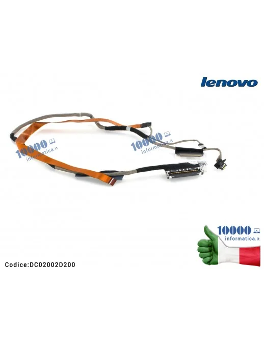 DC02002D200 Cavo Flat LCD LENOVO Yoga 710 710-14 710-15 710-14IKB 710-14ISK 30Pin DC02002D200