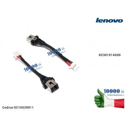5C10S29911 Connettore di Alimentazione DC Power Jack LENOVO IdeaPad S340 S340-14IWL S340-14API S340-S340-15API (81NC) S340-15...