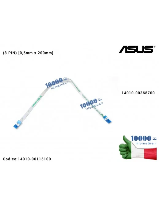 14010-00115100 Cavo Collegamento Touchpad TP FFC (8 PIN) [0,5mm x 200mm] ASUS VivoBook Pro N552V N552VW N552VX 14010-00368700
