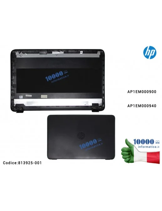 813925-001 Cover LCD HP 15-AC 250 G4 255 G4 256 G4 15-AF (NERO) AP1EM000900 AP1EM000940 813925-001