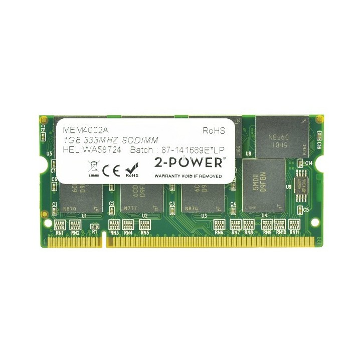 2P-PA3313S-2M1G 1GB PC2700 333MHz SODIMM 2P-PA3313S-2M1G 1GB PC2700 333MHz SODIMM