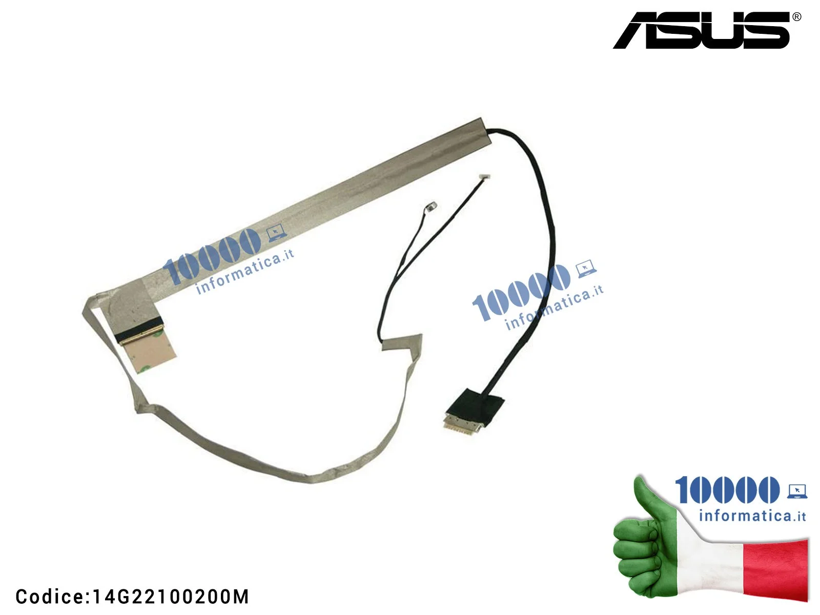 14G22100200M Cavo Flat LCD ASUS K42 K42DE K42DQ K42DR K42DY K42F K42JA K42JV K42JY K42JZ K42N P42F K42JB K42JC K42JE K42JK K4...