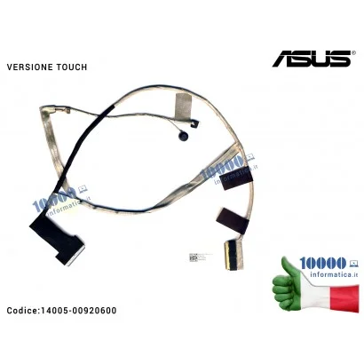 14005-00920600 Cavo Flat LCD ASUS X550E X550CA X550C X550D X550EA K552EA [Modello Touch] (40 PIN) 1422-01KD000 1422-01KB000 1...