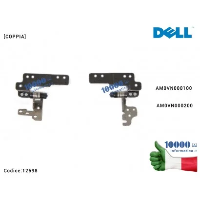 12598 Cerniere Hinges DELL Latitude E7440 (P40G) [COPPIA] AM0VN000100 AM0VN000200 [NO TOUCH SCREEN]