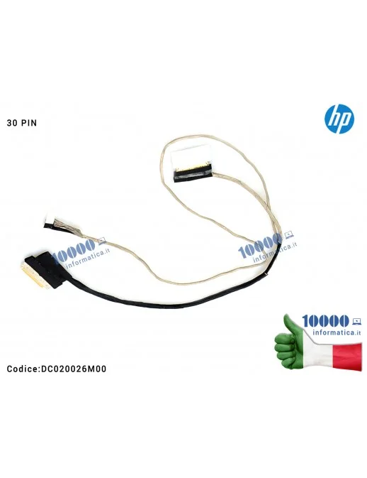 813943-001 Cavo Flat LCD HP 15-AC 15-AF 15-AY 15-BA DC020026M00 250 G4 255 G4 250 G5 255 G5 DC020026M00 813959-001