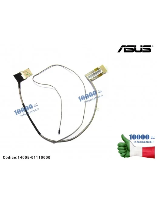 14005-01110000 Cavo Flat LCD ASUS X750 X750VA X750VB X750JA X750JB X750LB R751JB K750JB F750JB X750LA F750LA X750JN X750LN R7...