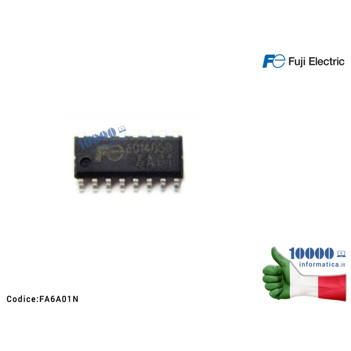 IC Chip FUJI ELECTRIC FA6A01N 6C183K5 SOP-16 FA6A01 FE6A01 6A01 LLC risonanza attuale potere di controllo dei semiconduttori IC Chip FUJI ELECTRIC FA6A01N 6C183K5 SOP-16 FA6A01 FE6A01 6A01 LLC risonanza attuale potere di controllo dei semiconduttori
