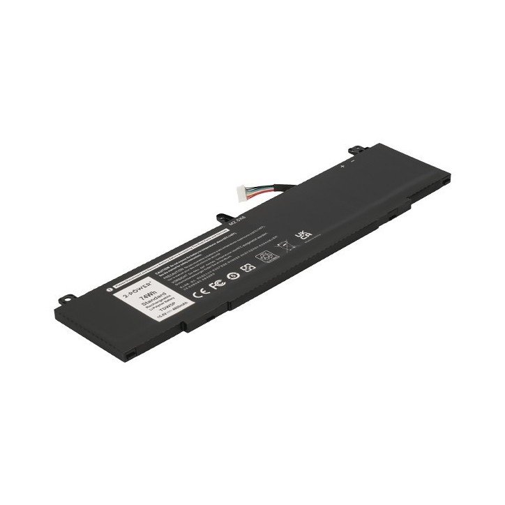2P-V9XD7 Batteria 15.4V 4800mAh Dell Alienware 13 R3