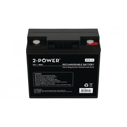 2P18-12T12 2P18-12T12 2-Power 12V 18Ah VRLA Batteria Adatto per Multiple UPS Applications