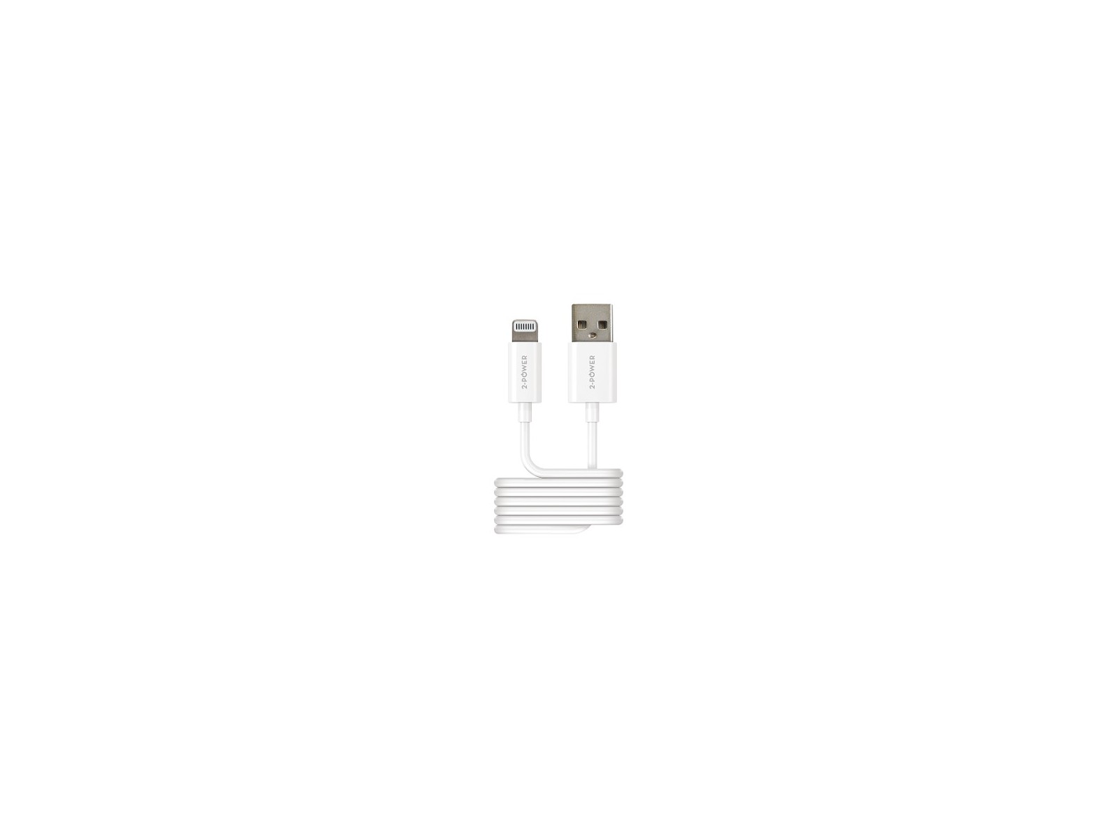 2PUC1M02W 2PUC1M02W 2-Power 1M USB-A to Lightning USB Cavo Various USB Applications