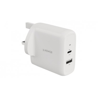 2PWC32W02-UK 2PWC32W02-UK Wall Charger PD 20W USB-C & 12W USB-A General Consumer Electronics