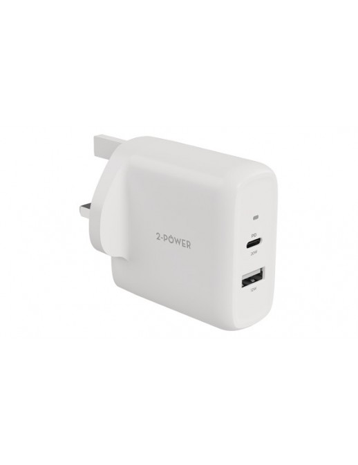 2PWC32W02-UK 2PWC32W02-UK Wall Charger PD 20W USB-C & 12W USB-A General Consumer Electronics