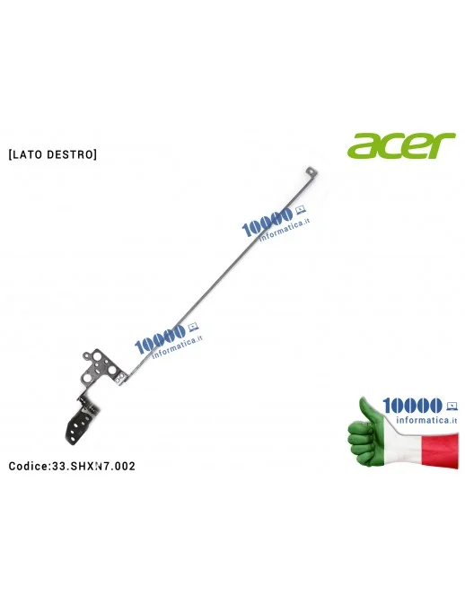33.SHXN7.002 Cerniera [DX] Hinge ACER Aspire A114-31 A114-32 A314-31 A314-32 [LATO DESTRO] 33.SHXN7.002 33SHXN7002