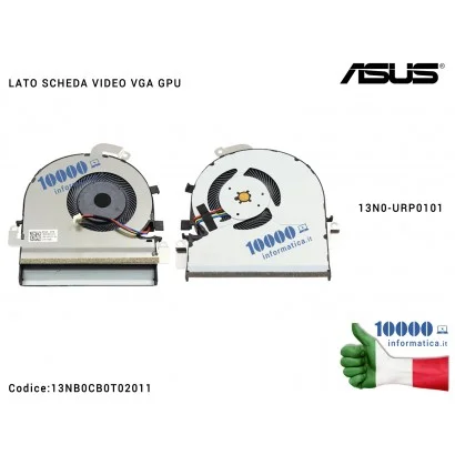 13NB0CB0T02011 Ventola di Raffreddamento Fan GPU VGA ASUS ZenBook UX510 UX510U UX510UW UX510UX 13N0-URP0101