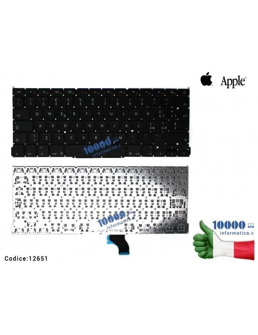 12651 Tastiera Italiana APPLE MacBook Pro Retina 13" A1502 (2013) (2014) (2015) MF843 MF839 ME867 ME864 MGX72 MGX92