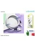 SJ456-W Cavo USB Lightning USAMS SJ456 [BIANCO] (2m) iPhone U51 Silicone Lightning Charging and Data Cable