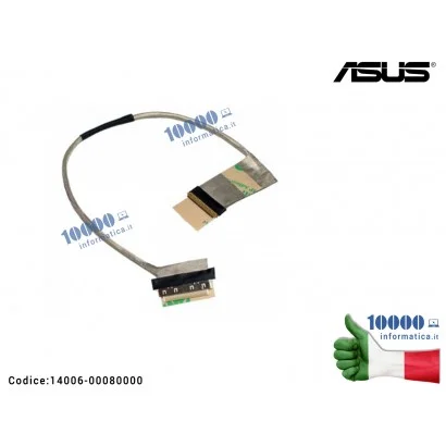 14006-00080000 Cavo Flat LCD ASUS N76 N76VZ N76VJ N76V N76VB N76VM 1422-015X000