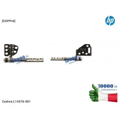 L14376-001 Cerniere Hinges LCD [COPPIA] HP EliteBook 740 G5 745 G5 840 G5 ZBook 14U G5 [R+L] L14376-001