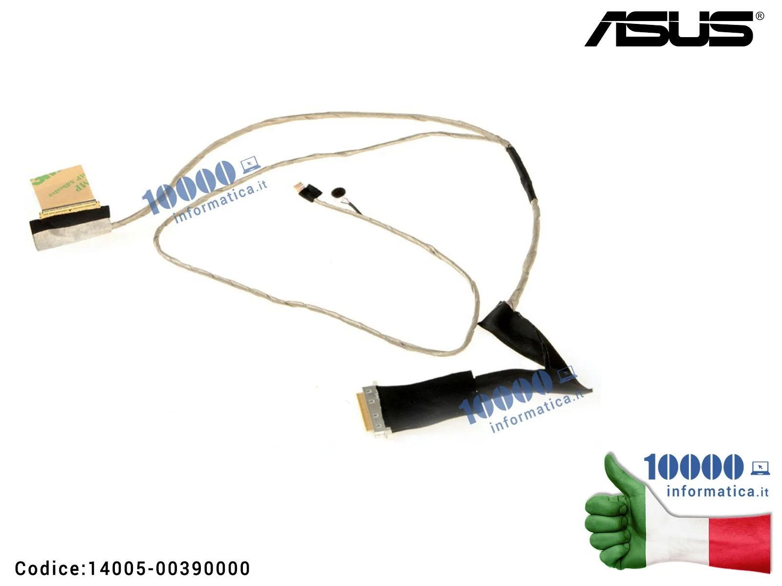 14005-00390000 Cavo Flat LCD ASUS X301A X301 XJ6 DD0XJ6LC010 DD0XJ6LC000