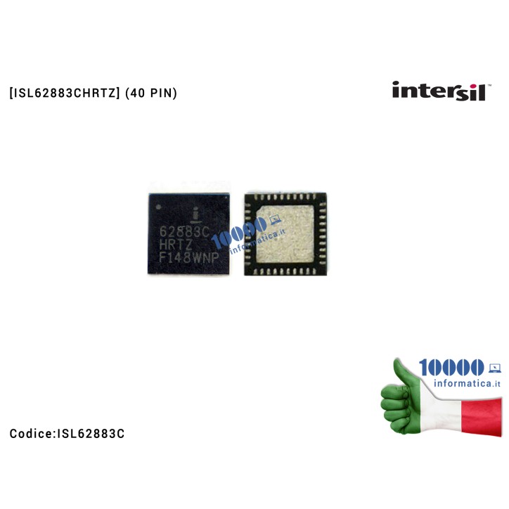 IC Chip INTERSIL ISL62883CH ISL62883CHR ISL 62883 CHRT ISL62883C HRTZ 62883C ISL 62883 CHRTZ QFN40 QFN-40 POWER IC ISL62883CHRTZ IC Chip INTERSIL ISL62883CH ISL62883CHR ISL 62883 CHRT ISL62883C HRTZ 62883C ISL 62883 CHRTZ QFN40 QFN-40 POWER IC ISL62883CHRTZ