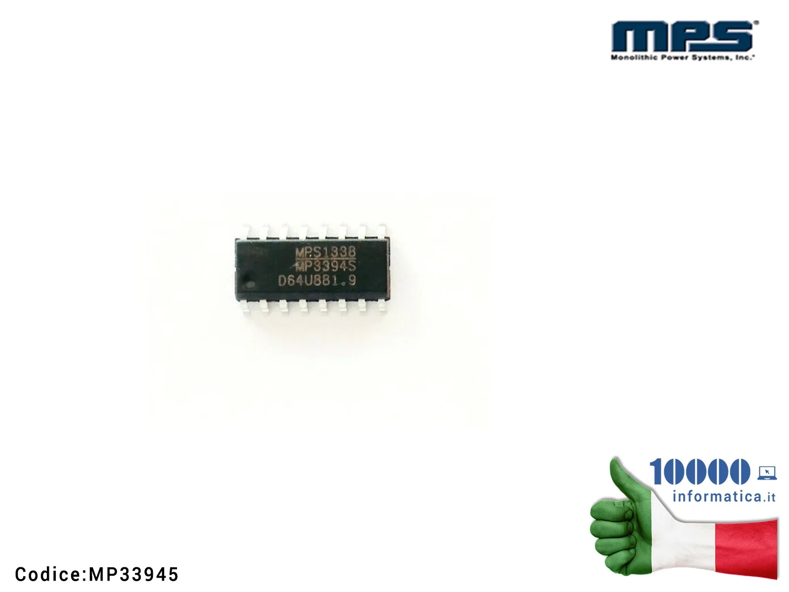 MP33945 IC Chip MP 3394S MP33945 MP3394S SOP 3,9mm SOP16 SOP-16 Led Driver Vestel 17IPS20 17IPS19 MPS1333 Monolithic Power Sy...