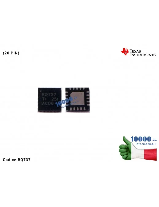 BQ737 IC Chip 8Q737 BQ24737R BQ24737RG BQ24737RGR BQ737 BQ24737 BQ 24737 RGRR QFN20 QFN-20 Battery Charger