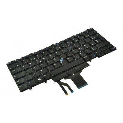 KB-W93F7 KB-W93F7 Tastiera Retroilluminata Backlit Keyboard w/Dualpoint (French) Dell Latitude E7450
