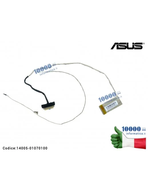 14005-01070100 Cavo Flat LCD ASUS X551 X551A X551CA X551M D550M R512M F551M F551MA P551CA [40 PIN] 14005-01070000 14005-01070...