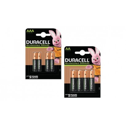BUN0044A BUN0044A Duracell Ricaricabile (BL) AA/AAA 4 Packs Common Consumer Battery