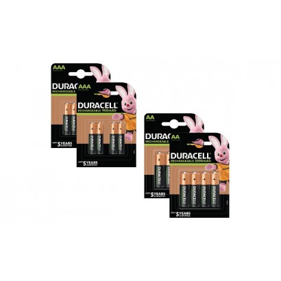 BUN0044B BUN0044B Duracell PreCharged AA / AAA 2 x 8 Packs Common Consumer Battery