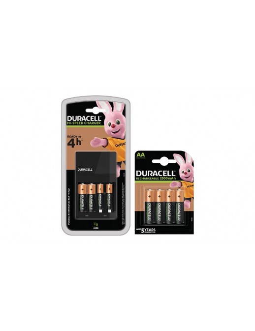 BUN0081A BUN0081A Duracell 4 Hour Charger + 6 AA, 2 x AAA Adatto per Consumer Use