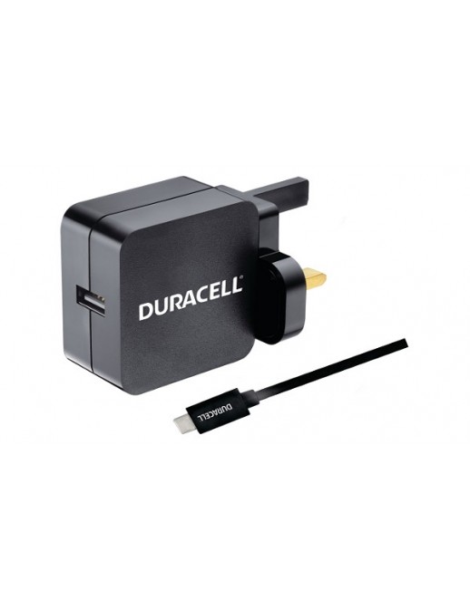 BUN0127A BUN0127A Duracell USB Type-C Cavo + USB Charger Various Apple & Android Phones/Tablets