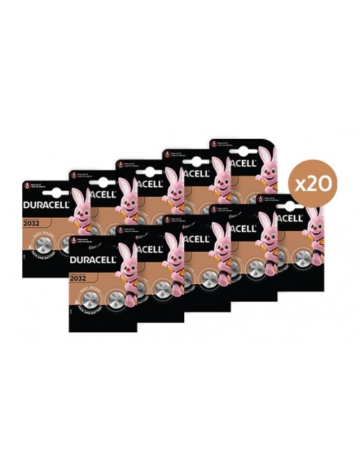 BUN0142A BUN0142A Duracell 2032 - 20 Pack Common Electronics Battery