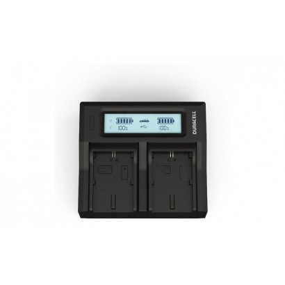 DRS6122 DRS6122 Duracell LED Dual DSLR Batteria Charger Sony NP-FZ100