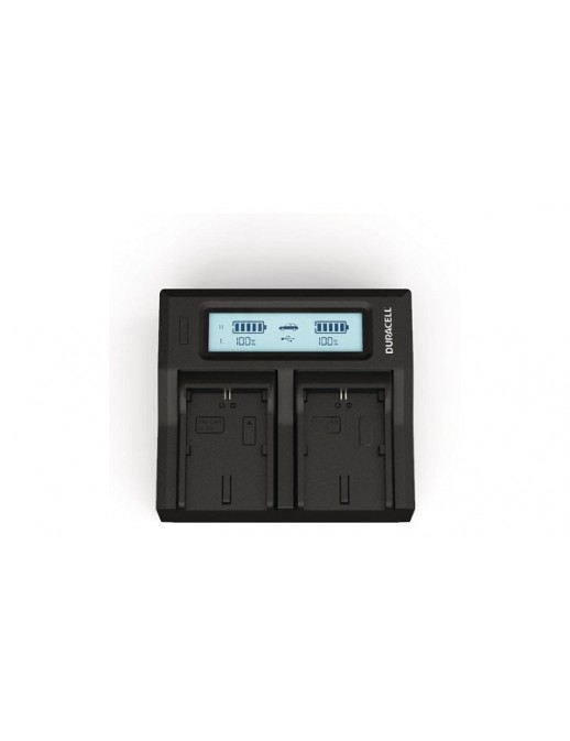 DRS6122 DRS6122 Duracell LED Dual DSLR Batteria Charger Sony NP-FZ100