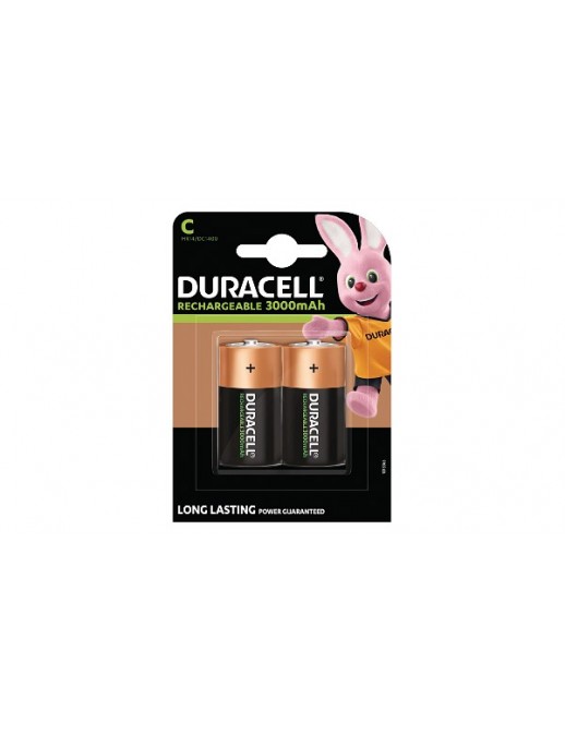 HR14 HR14 Duracell Ricaricabile (BL) C Size 2 Pack General Purpose Battery
