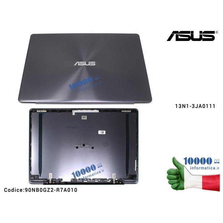 Cover LCD ASUS ZenBook 13 UX331U (SLATE GRAY) UX331UA UX331F UX331FA UX331UN UX331UAL 13N1-3JA0111
