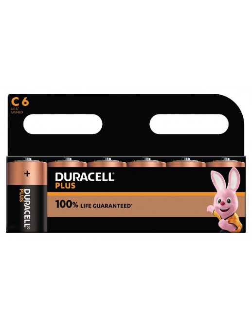 MN1400B6 MN1400B6 Duracell Plus C Size 6 Pack Original General Purpose Battery