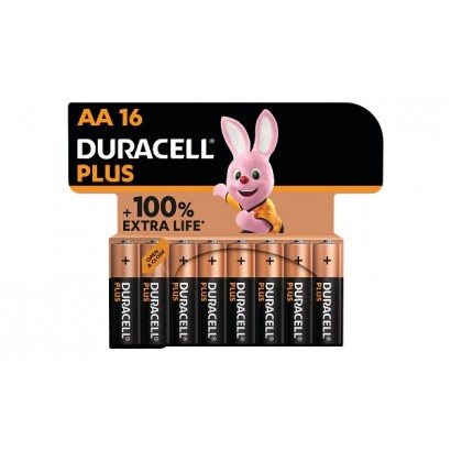 MN1500B16 MN1500B16 Duracell Plus AA Alkaline - 16 Pack
