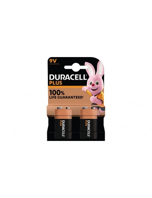 MN1604B2 MN1604B2 Duracell Plus 9V 2 Pack Original General Purpose Battery