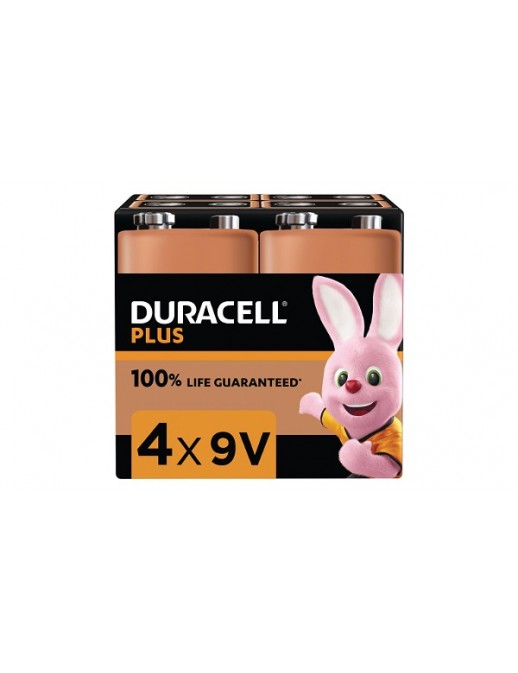 MN1604B4 MN1604B4 Duracell Plus 9V 4 Pack Original General Purpose Battery